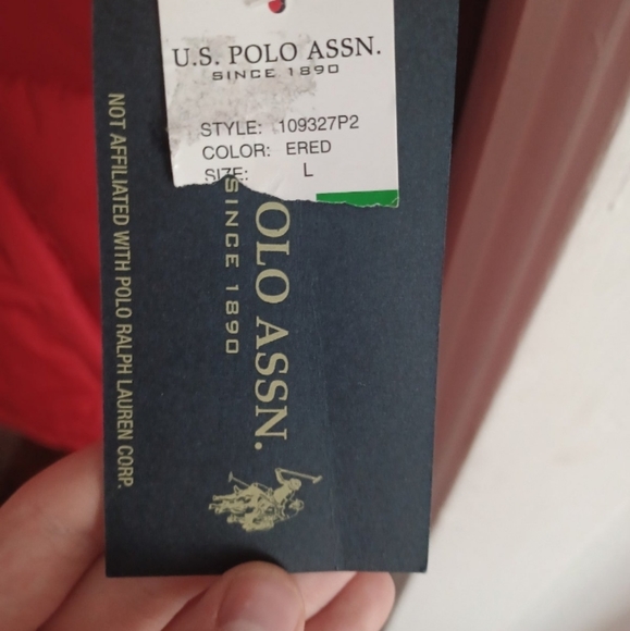 Ralph Lauren Polo Puffer Jacket Red Large - Picture 6 of 6